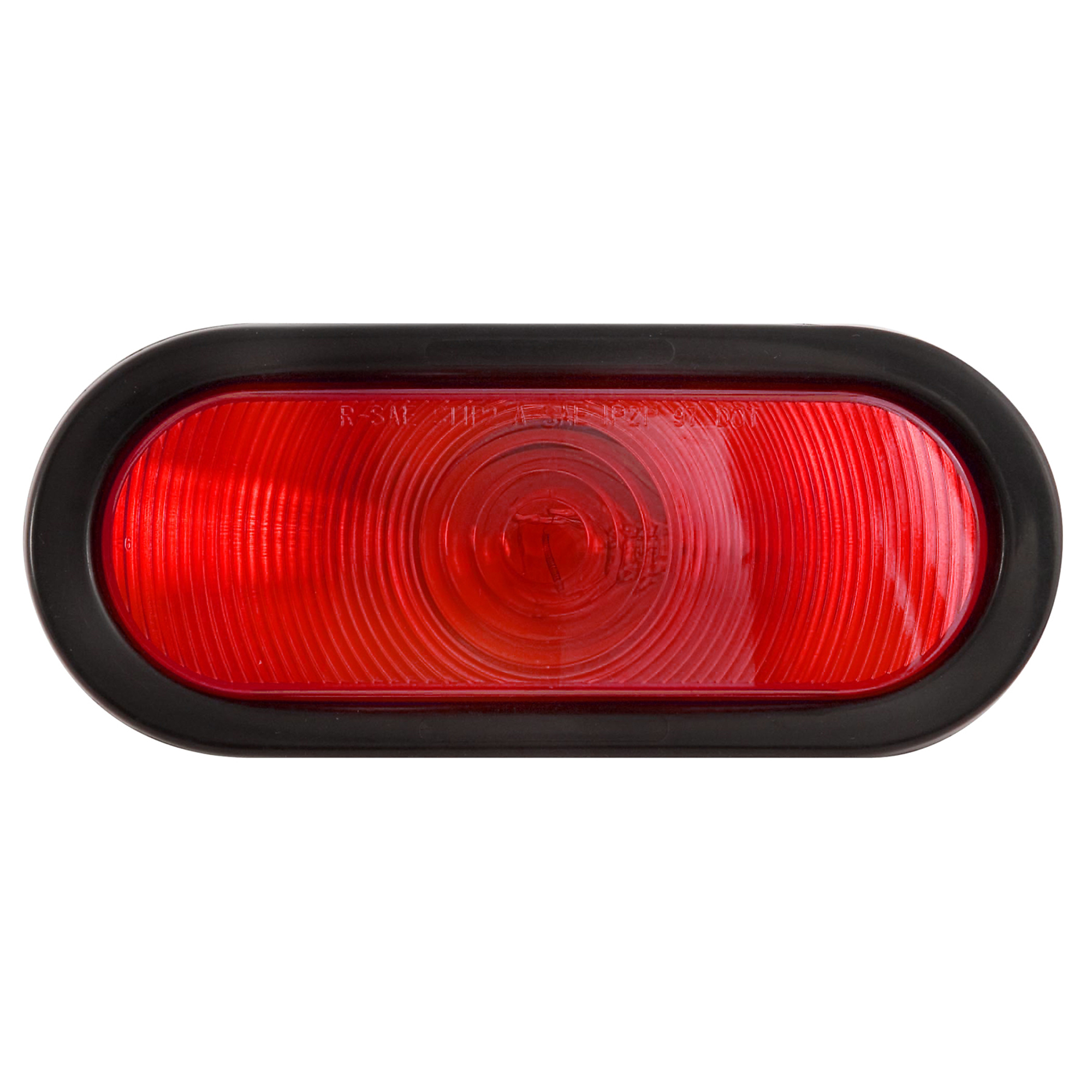 6" RED STOP/TURN/TAIL LIGHT KIT W/GROMMET&PLUG
